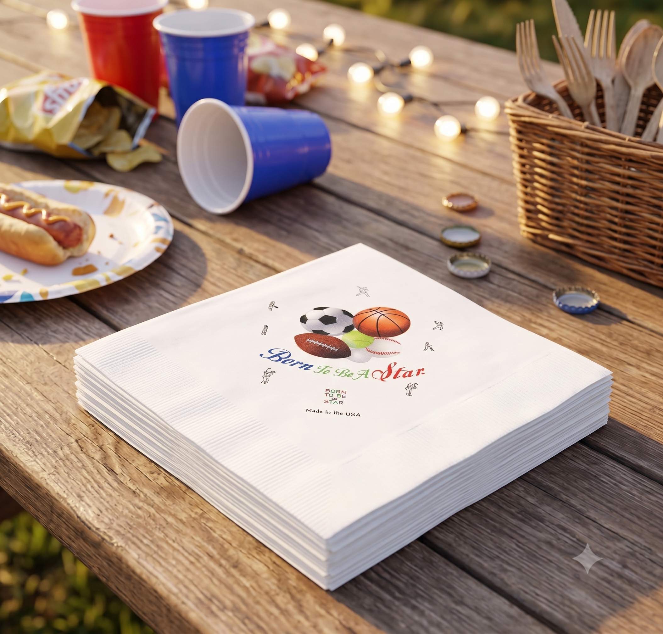 Born To Be A Star® Bev Napkins