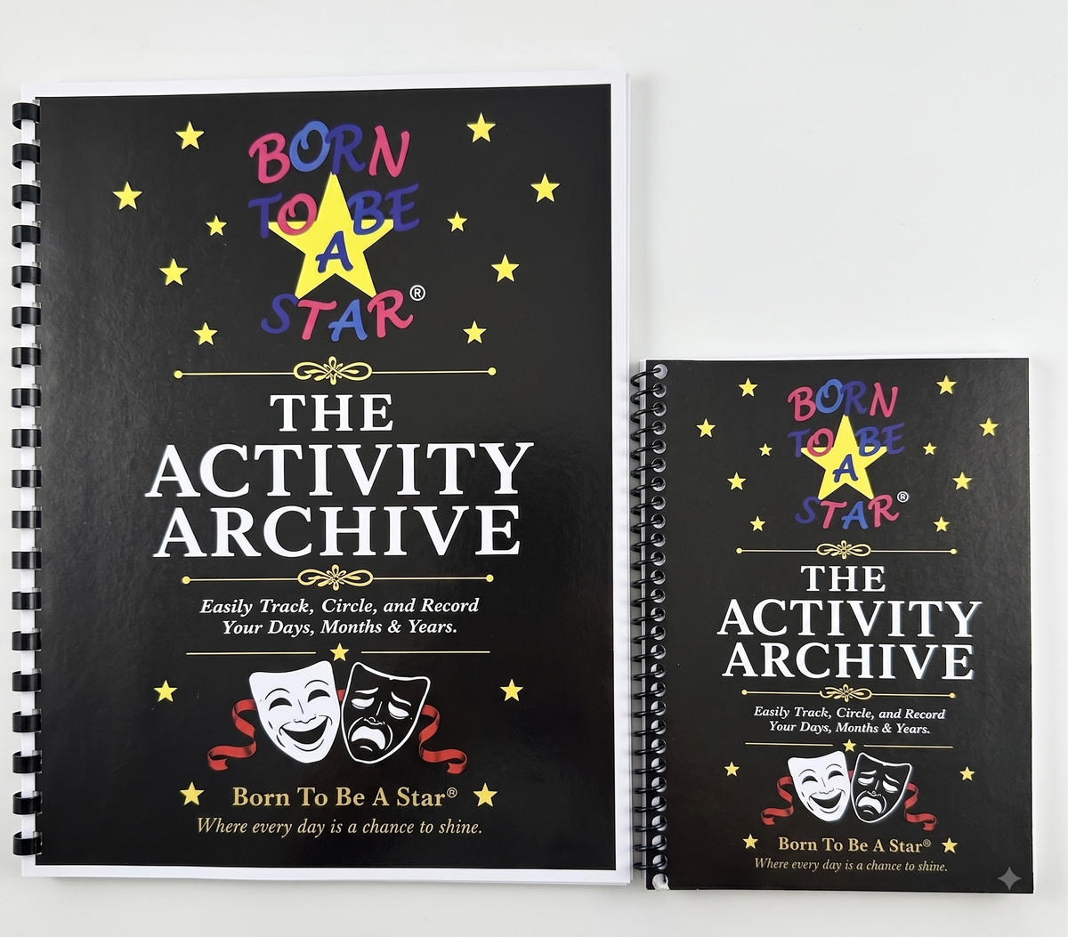 Born To Be A Star® The Theatrical Faces NoteBooks