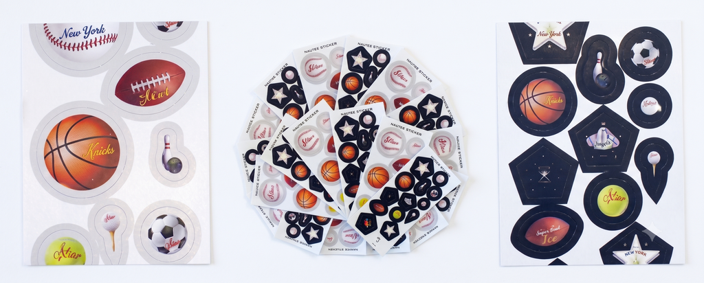 Born To Be A Star® Party Stickers: Color Black