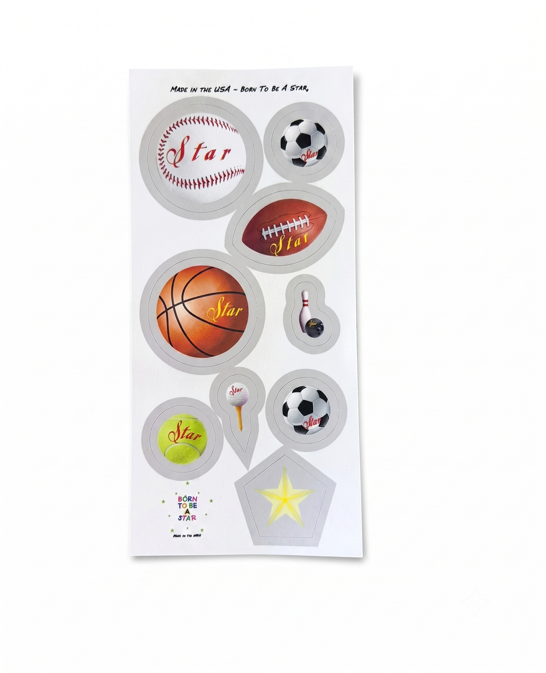 Born To Be A Star® Party Stickers